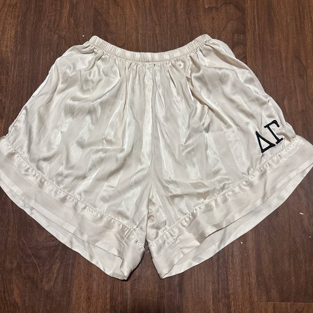 Cream Women's Silk Shorts